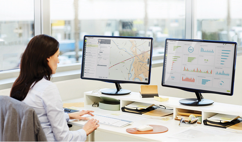 система WEBFLEET для управления автопарком